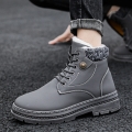Men Winter Sneakers Comfortable Warm Leather Running Shoes Ankle boots Cotton Shoes Men snow boots velvet Ankle boots